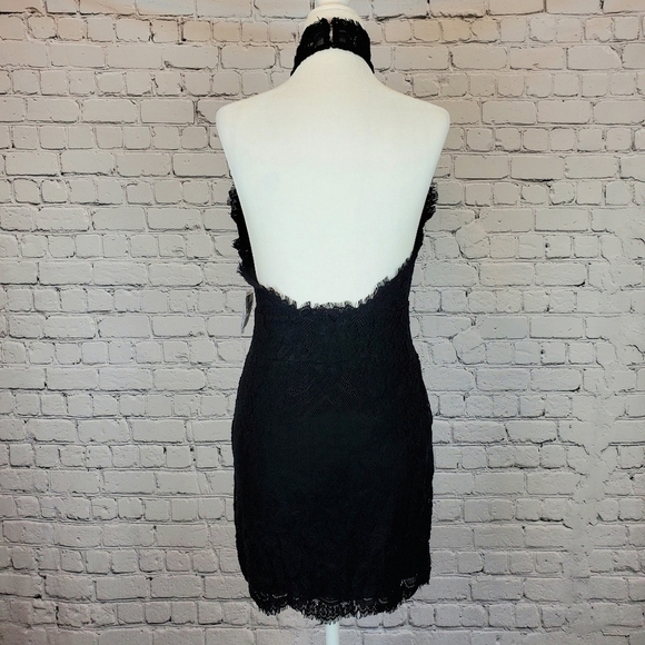 Free People Harper High Neck Halter Lace Dress SM - Picture 11 of 13